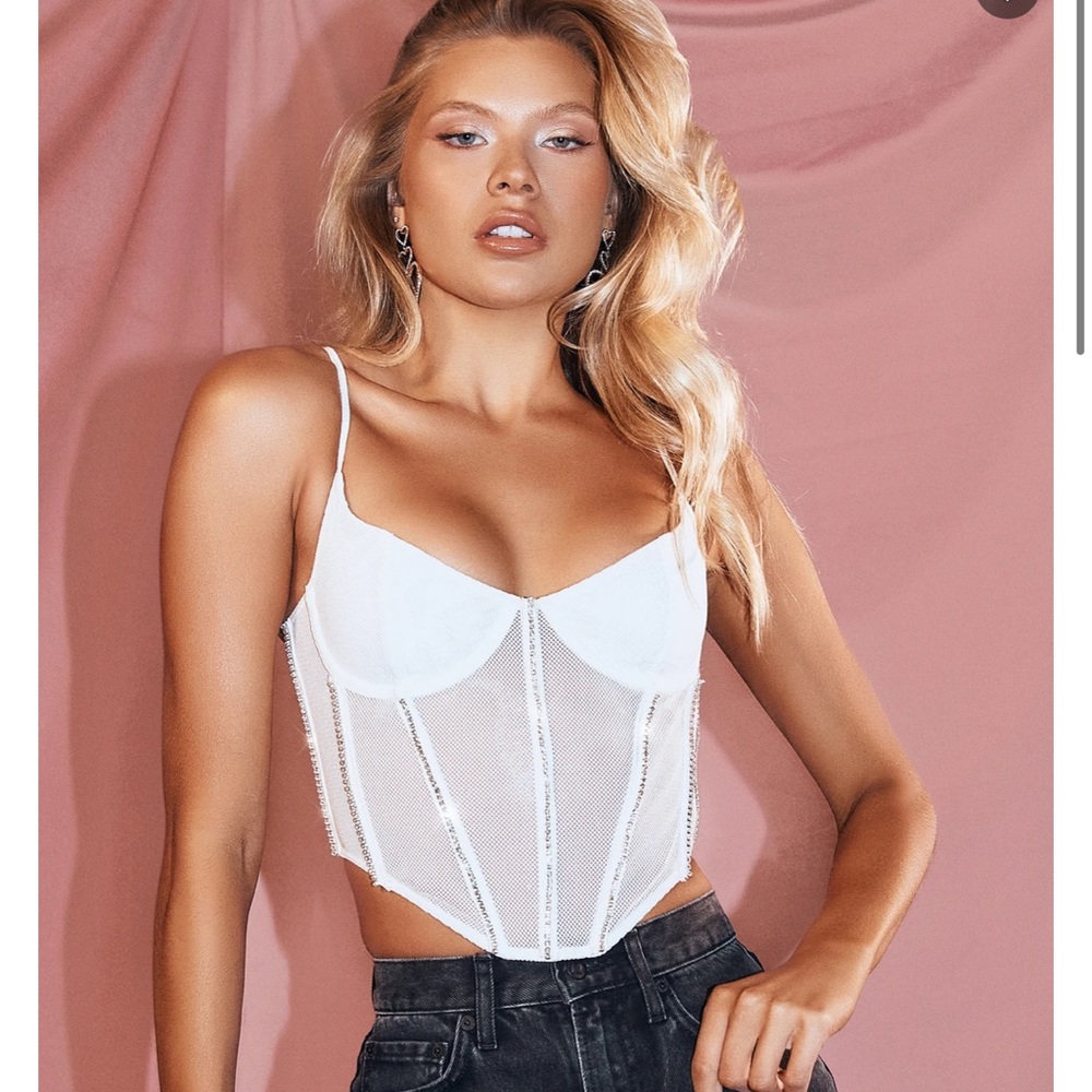 White Fox Boutique Breaking Hearts Bustier